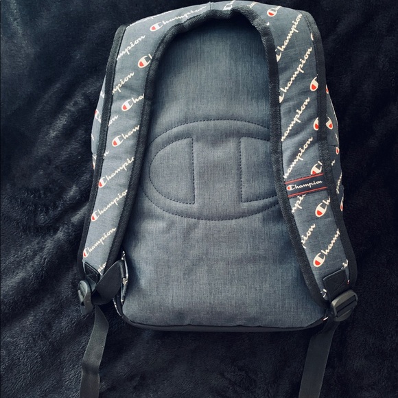 Champion Supercize Sherpa Navy Backpack – Beyond Hype  Navy blue champion mini backpack